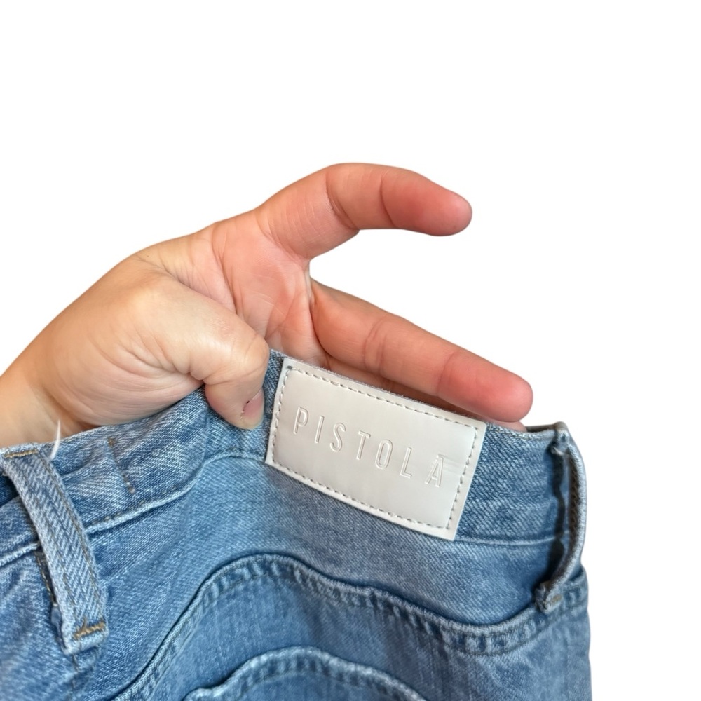 Pistola Distressed Straight Leg Denim - Picture 6 of 7